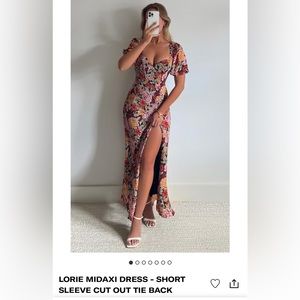 NWT Showpo Lorie Midaxi Floral Dress